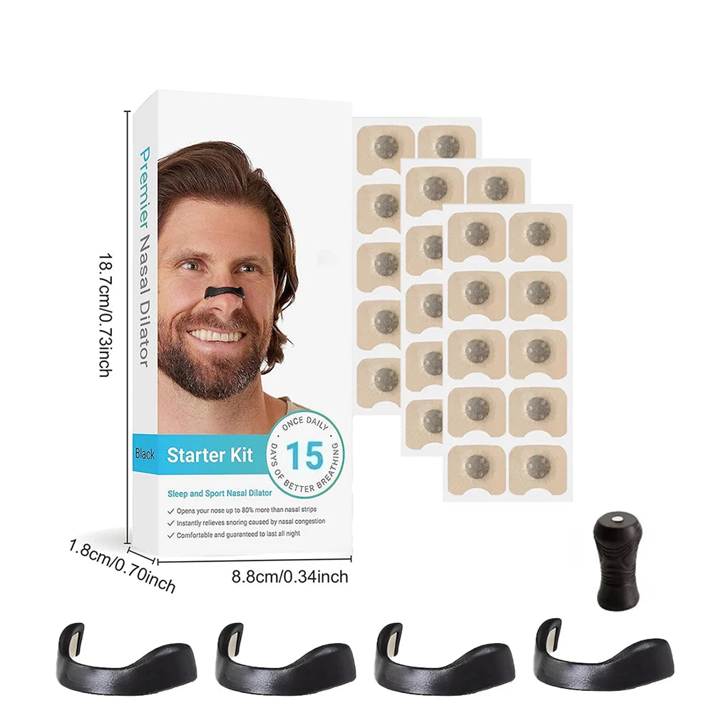 סט קליפסים מגנטיים נגד נחירות