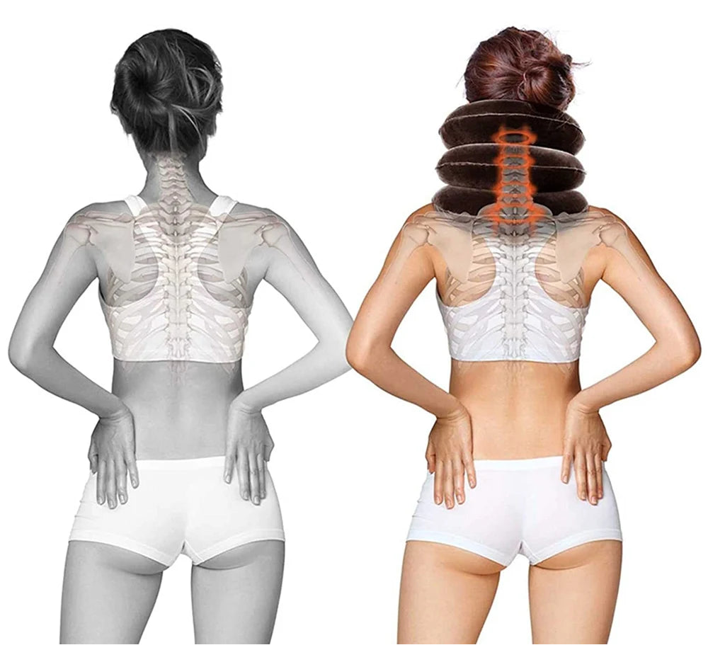 כרית מתנפחת לטיפול בצוואר