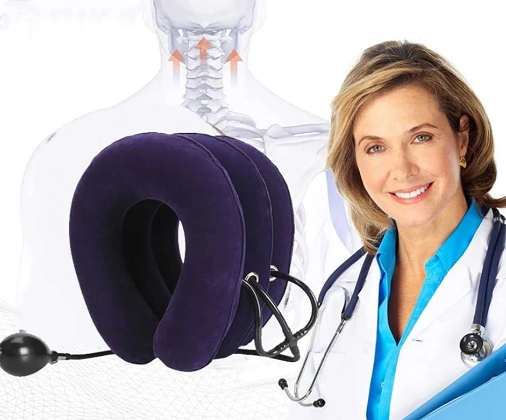 כרית מתנפחת לטיפול בצוואר